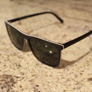 Fletcher Wide Sunglasses - Black Matte Eclipse